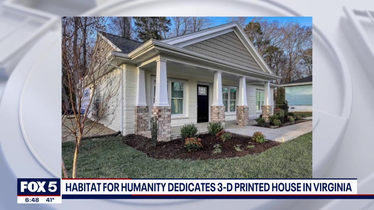 Habitat for Humanity dedicates 3D printed house in Virginia